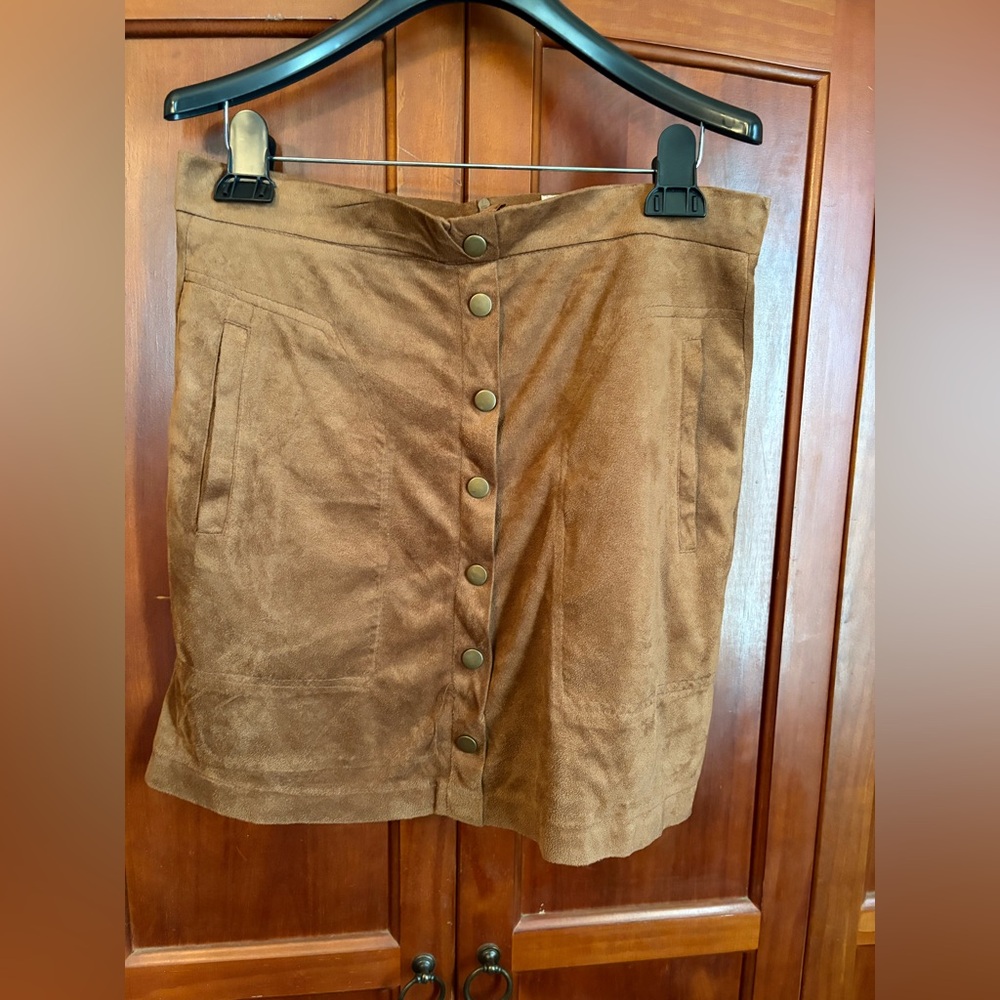 Altar'd State Brown Pencil Mini Skirt #1361‎